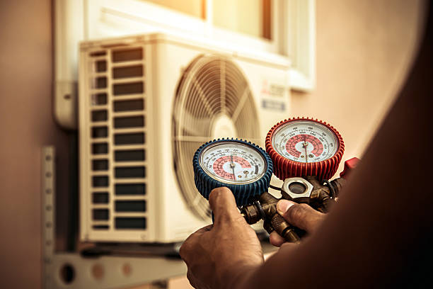 Professional Hvac Maintenance technician working in Lawson, MO